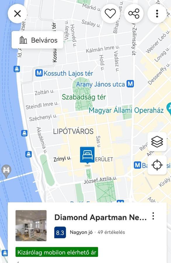 Diamond Apartman Near To Basilica Будапеща Екстериор снимка